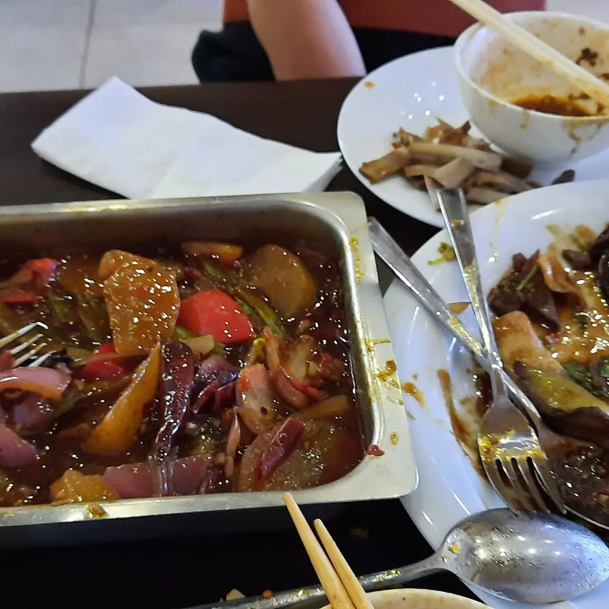 黄焖羊肉 Gedünstet Lammfleisch Ganz Ganz Scharf